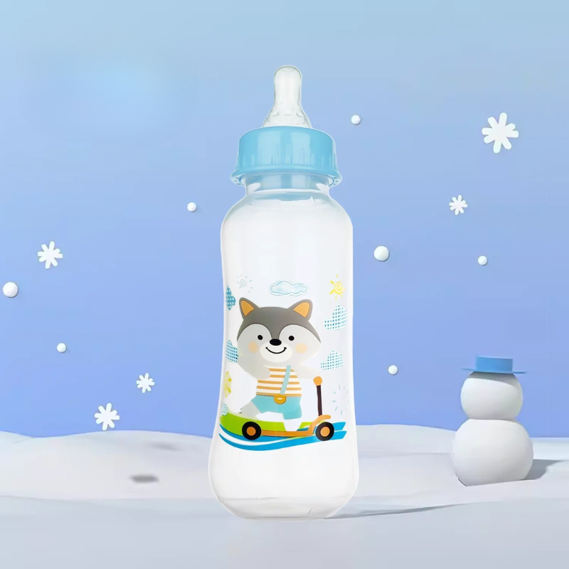 Biberon en PP - 240 ml- résistant aux chutes et aux fuites,sans BPA, avec motif