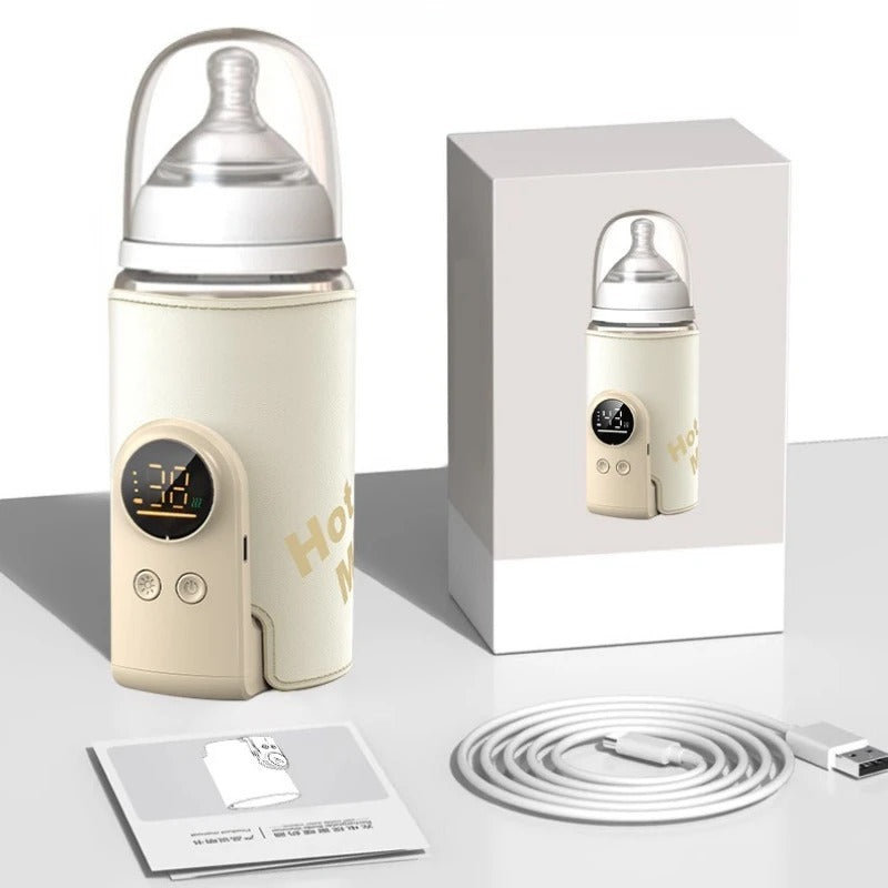 Chauffe biberon portable- USB Multifonctionel- Version haut de gamme-Batterie grande capacité