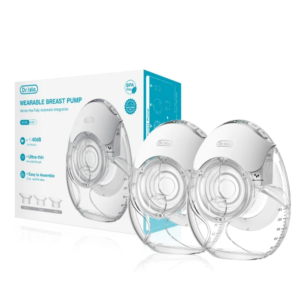 Tire-lait électrique portable Ultra-léger, Ultra-fin, 3 Modes, 12 niveaux d'aspiration - 2 unités