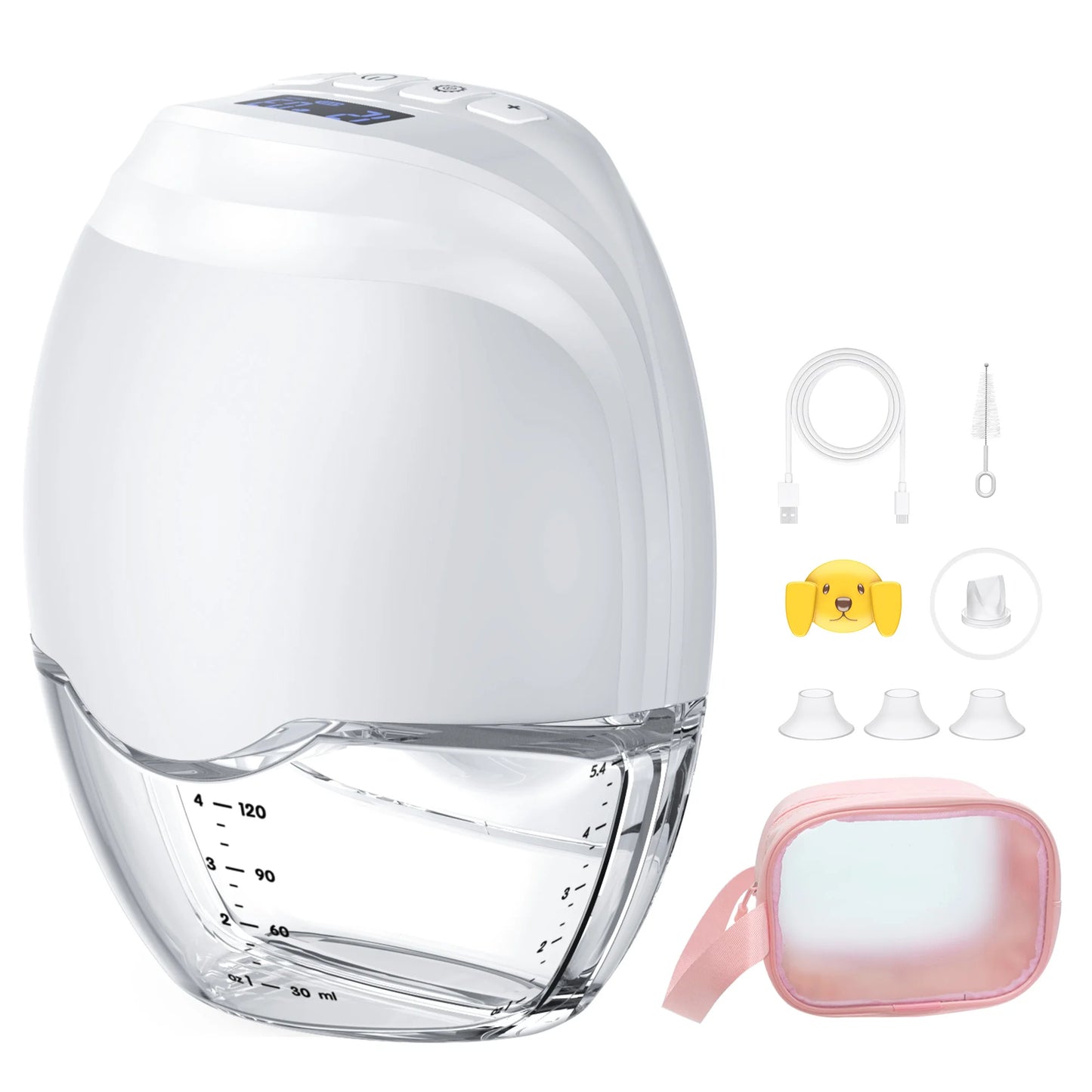 Tire Lait Electrique portable, mains libres, collecteur de lait confortable et silencieux, affichage LED sans BPA, 3 Modes, 12 niveaux