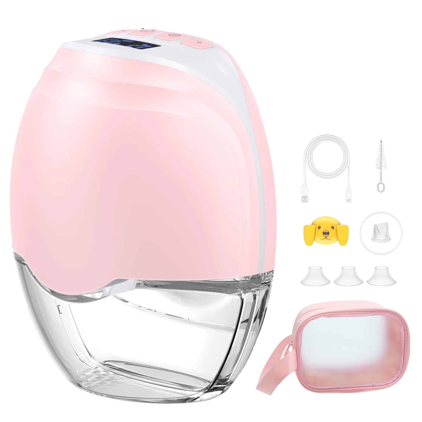Tire Lait Electrique portable, mains libres, collecteur de lait confortable et silencieux, affichage LED sans BPA, 3 Modes, 12 niveaux