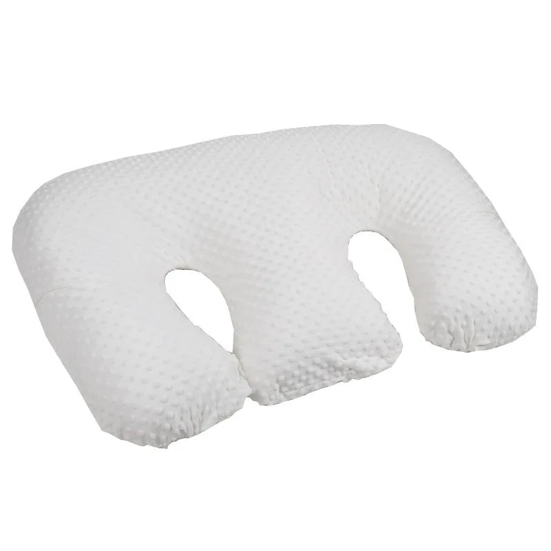 coussin d'allaitement double Blanc
