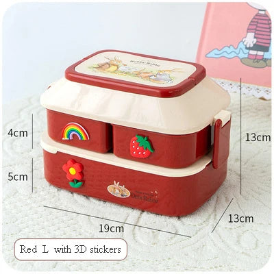lunch box pour enfants- Kawaii -3 en 1