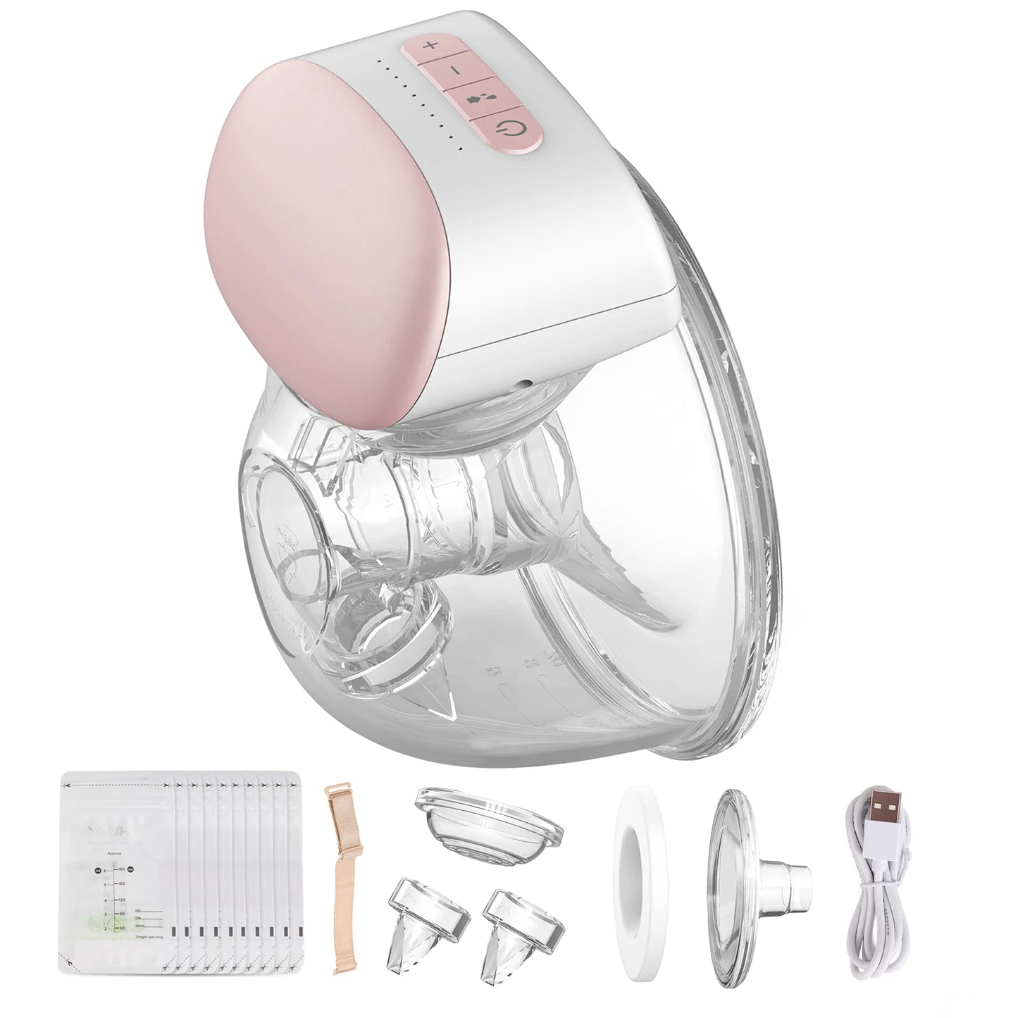 Tire lait electrique portable-mains libres-collecteur du lait- 3 modes-10 niveaux