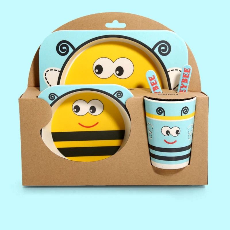 Vaisselle Bebe - BambooKid™ - Abeille - Bebe roi