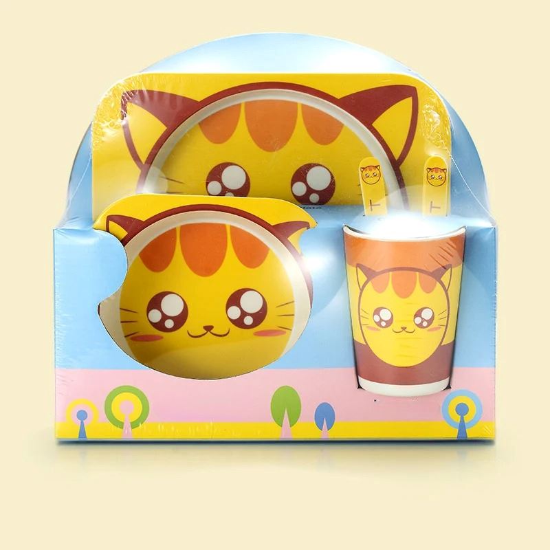 Vaisselle Bebe - BambooKid™ - Chat - Bebe roi