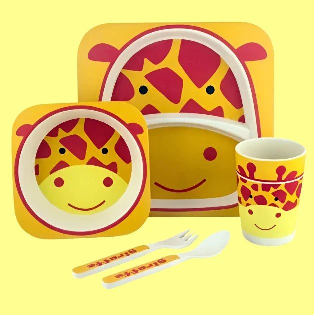 Vaisselle Bebe - BambooKid™ - Giraffe - Bebe roi