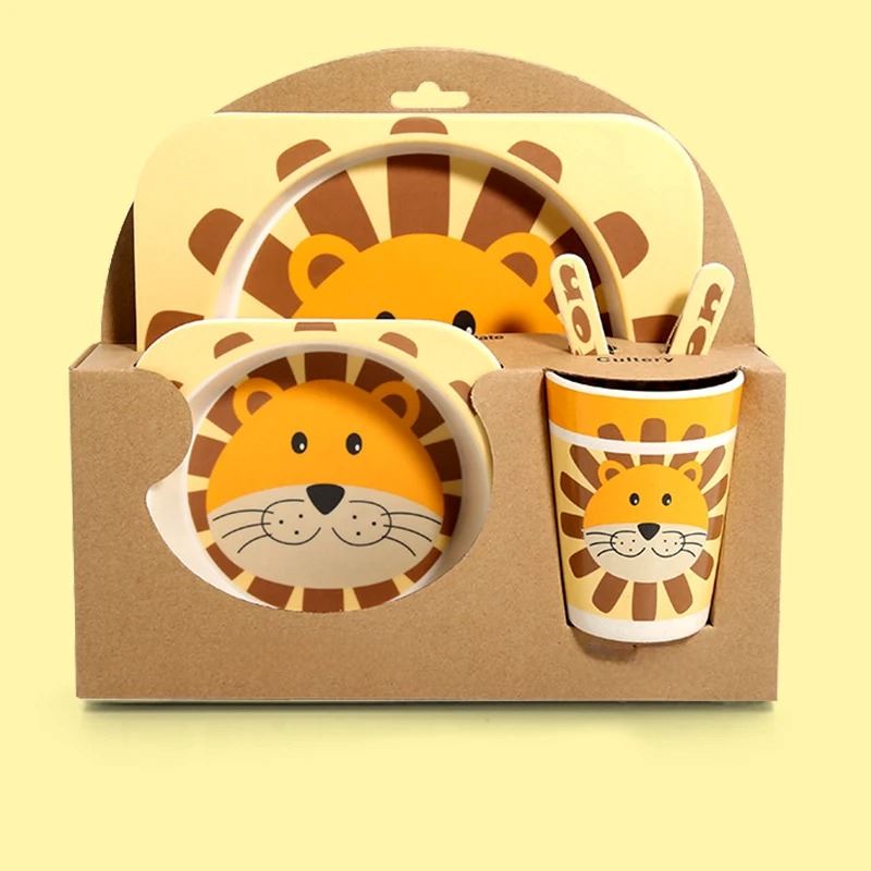 Vaisselle Bebe - BambooKid™ - Lion - Bebe roi
