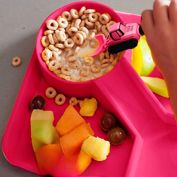 Vaisselle Bebe - CoursePlate™ - Rose - Bebe roi
