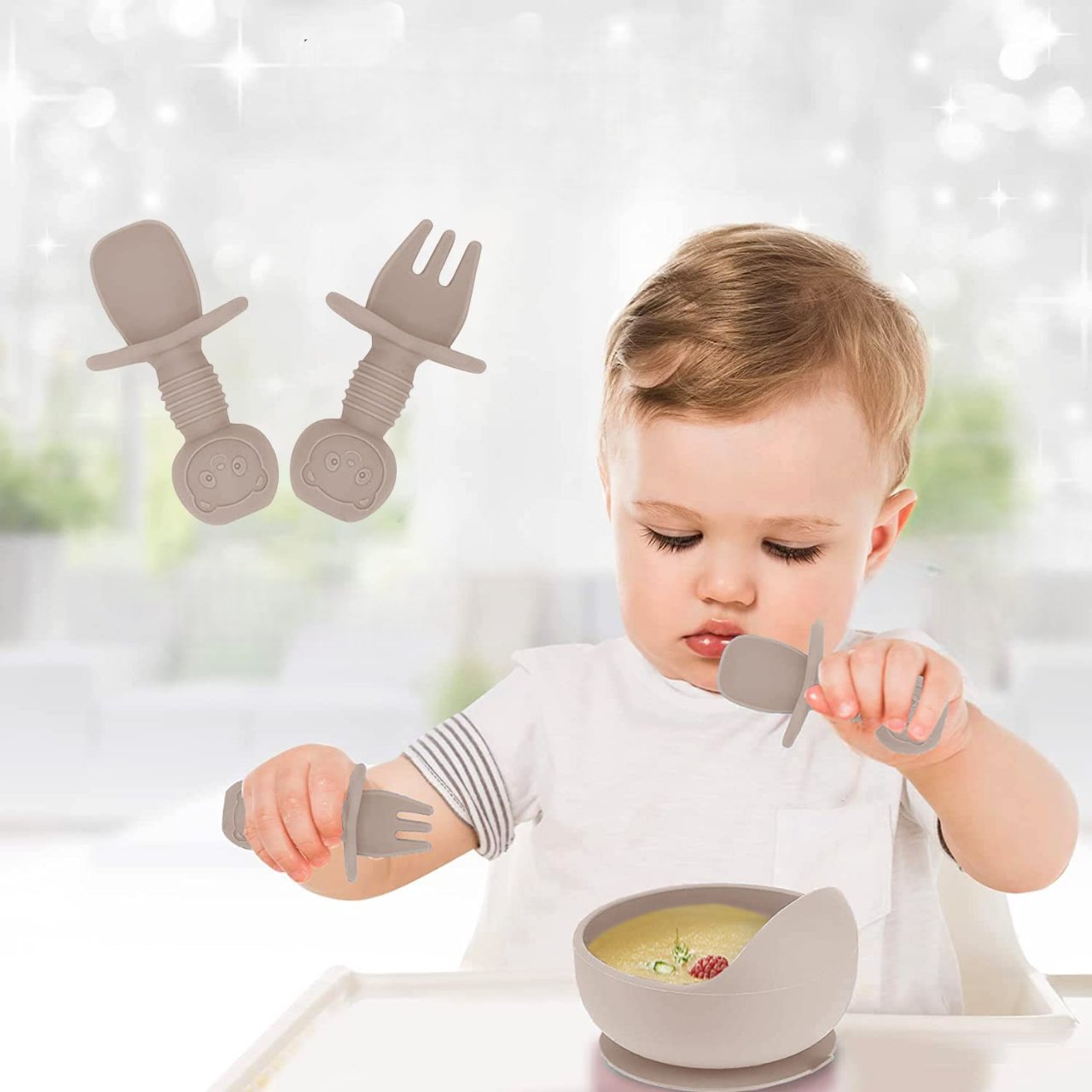 Vaisselle Bebe - TablewareBabySet™ - Beige - Bebe roi