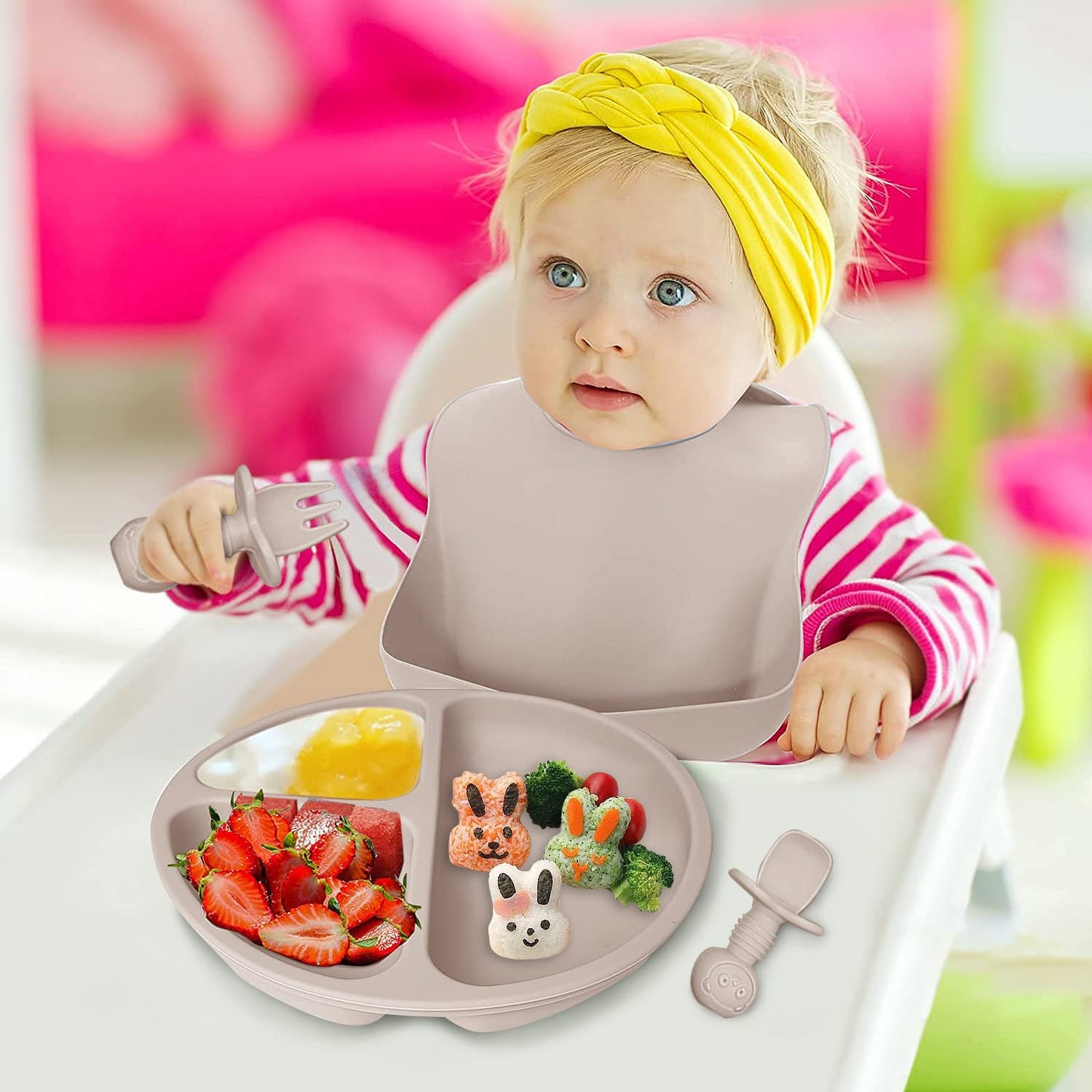 Vaisselle Bebe - TablewareBabySet™ - Beige - Bebe roi