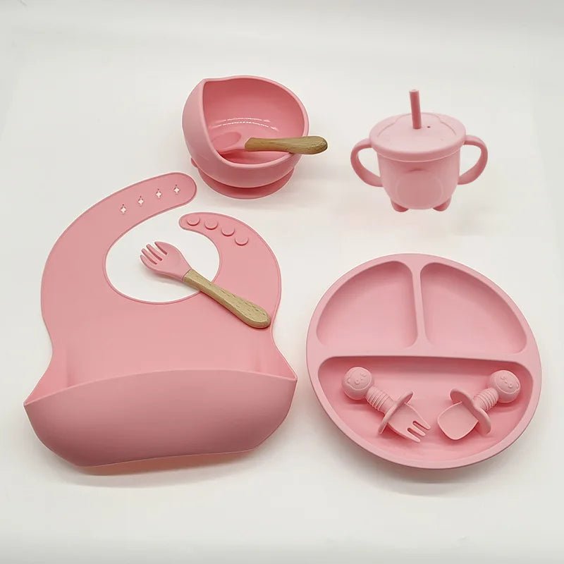 Vaisselle Bebe - TablewareBabySet™ - Rose - Bebe roi