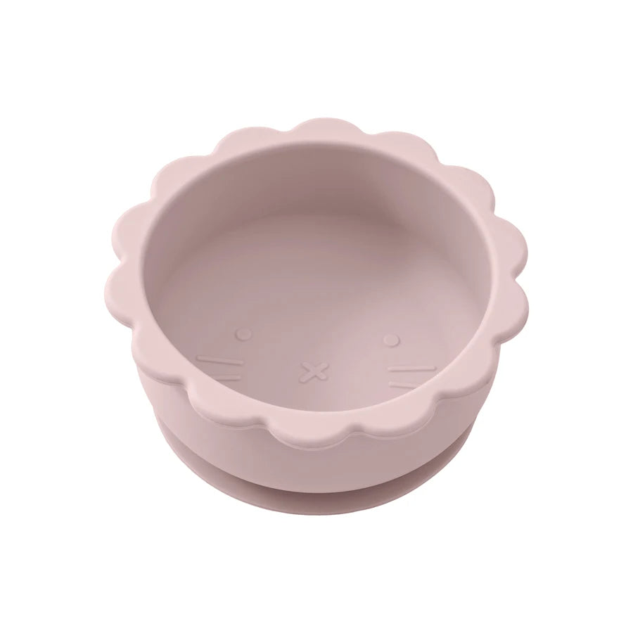 Assiette Bébé - En Silicone - Forme Mignon Lion