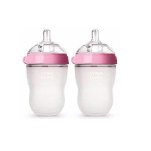 Biberon anti-colique  rose 2 x 250 ml