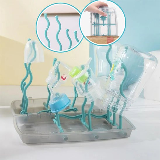 Egouttoir biberon pliable