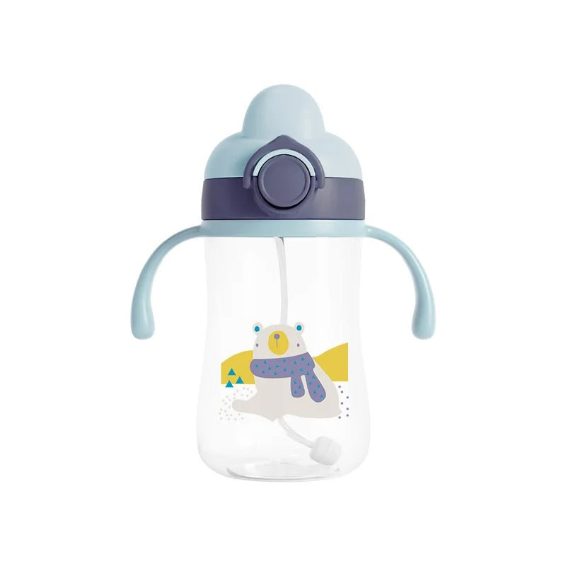 Gourde bebe-Push-button Drinking Cup | SécuriFuite