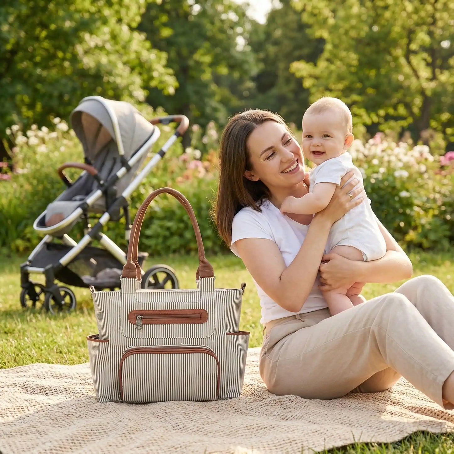 SAC A LANGER BEBE | Organizer Élégant 7 pièces