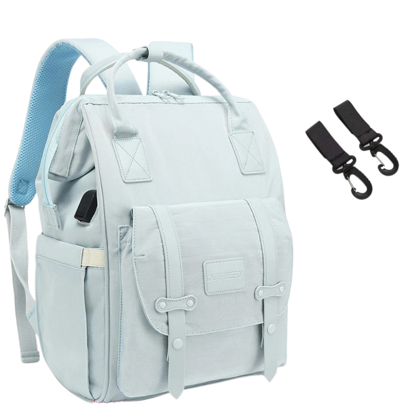 SAC A DOS A LANGER  bleu clair