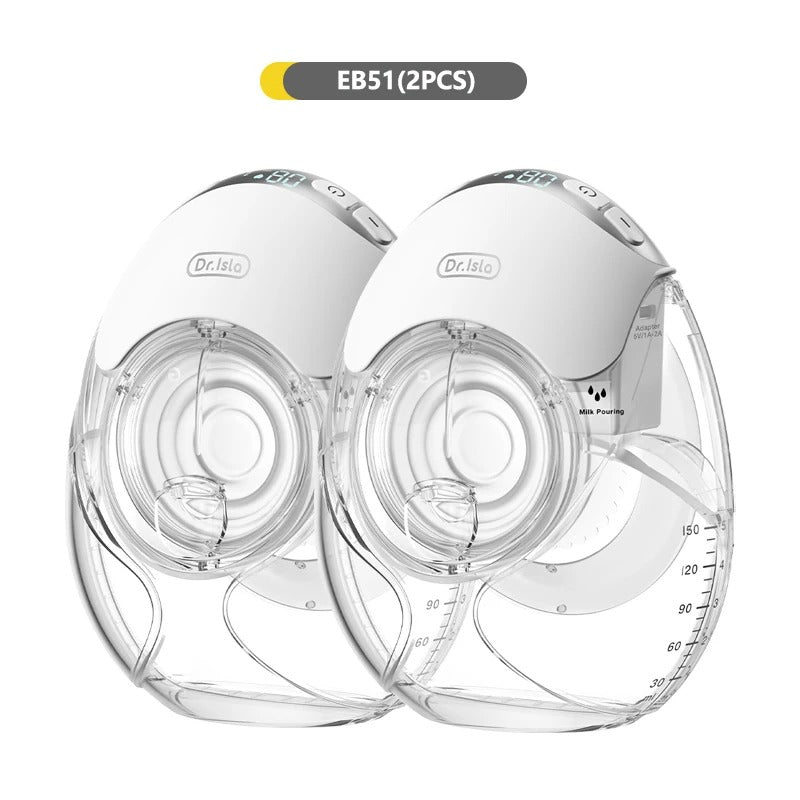 Tire lait electrique Dr Isla 2 pcs Blanc