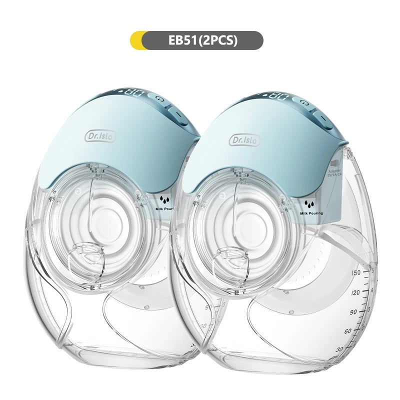 Tire lait electrique portable bleu