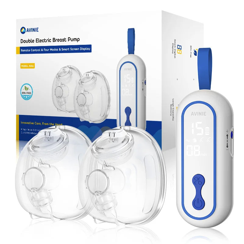 Tire lait Electrique Portable - Double- mains libres- 4 Modes et 15 niveaux, silencieux