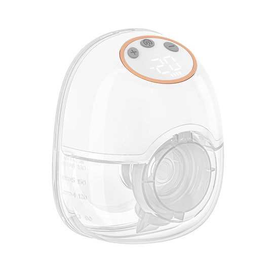 Tire Lait Portable - Electrique-Mains libres, 4 modes, 12 niveaux d'aspiration, Silencieux, batterie intégrée