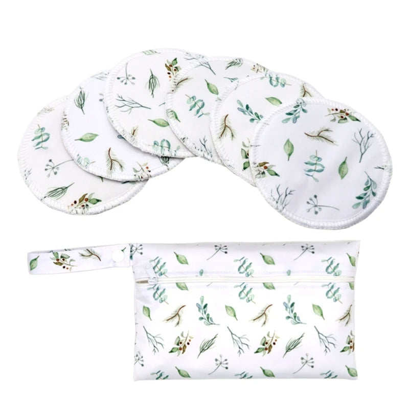 Coussinet d'Allaitement -Lavable et super absorbant en fibre de bombou