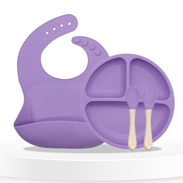 Vaisselle Bebe - TablewareBabySet™ - Violet - Bebe roi